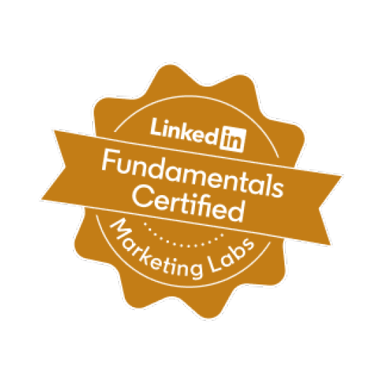 LinkedIn Marketing Labs &mdash; Fundamentals Certified badge