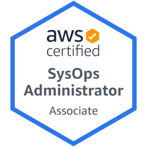 AWS Certified &mdash; SysOps Administrator &ndash; Associate badge