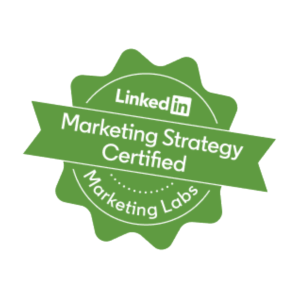 LinkedIn Marketing Labs &mdash; Marketing Strategy Certified badge