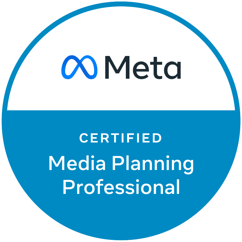 Meta Certified &mdash; Media Planning Professional badge